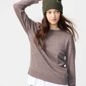 🆕 ANYA HINDMARCH x UNIQLO Merino Crew Neck Unisex Sweater XL